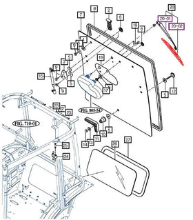 Mahindra Tractor Wiper Blade 16997035100 Mahindra