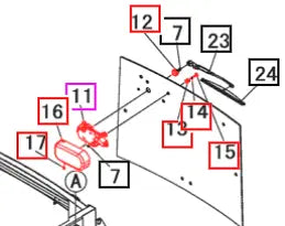 Mahindra Tractor Wiper Motor Assembly 10486842000 Mahindra Direct Parts