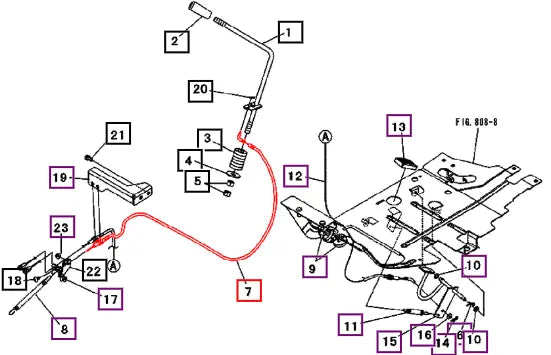 Mahindra Tractor Wire, Accelerator 10440217000 Mahindra Direct Parts