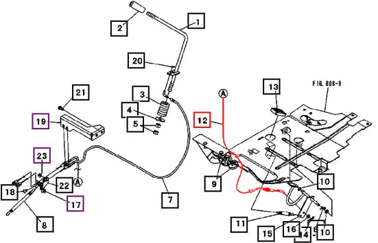 Mahindra Tractor Wire, Foot Accelertor 10440216000 Mahindra Direct Parts