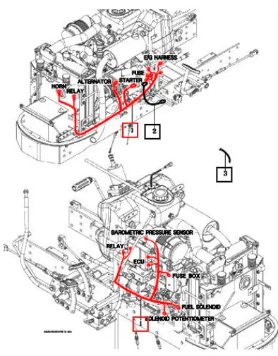 Mahindra Tractor Wiring Harness 11206682001 Mahindra