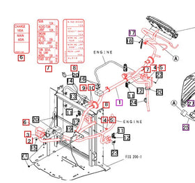 Mahindra Tractor Wiring Harness 19020722000 Mahindra Direct Parts