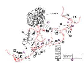 Mahindra Tractor Wiring Harness 19460714000 Mahindra
