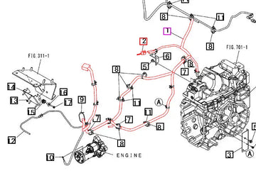 Mahindra Tractor Wiring Harness B 19020733000 Mahindra Direct Parts