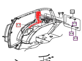 Mahindra Tractor Wiring Harness Back Post E007700931D91 Mahindra Direct Parts