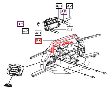 Mahindra Tractor Wiring Harness Dashboard E007700930D91 Mahindra Direct Parts