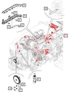 Mahindra Tractor Wiring Harness Engine 007704733V91 Mahindra Direct Parts