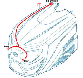 Mahindra Tractor Wiring Harness Headlamp 11106685001 Mahindra Direct Parts