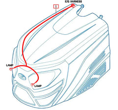 Mahindra Tractor Wiring Harness Headlamp 11106685001
