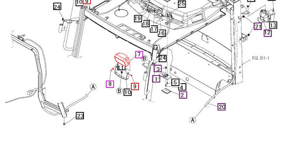 Mahindra Tractor Work Light 10406712000 Mahindra Direct Parts