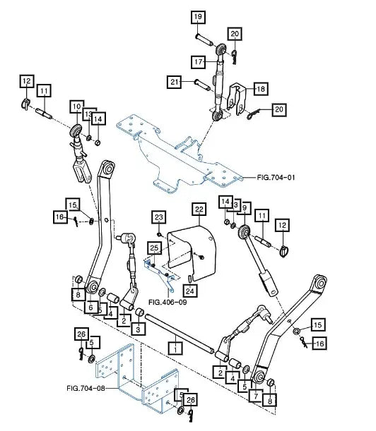 Mahindra Tractor eMax 20S 3-Point Set Up Complete Mahindra Direct Parts