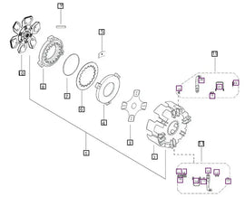 Mahindra Tractor mPower 85P Clutch Kit / Package Mahindra Direct Parts