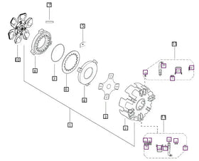 Mahindra Tractor mPower 85P Clutch Kit / Package Mahindra Direct Parts