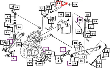 Mahindra Turnbuckle Adjuster 19643041AG0 Mahindra Direct Parts