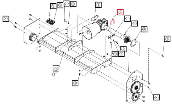 Mahindra U Bolt M10 X 1 5 CKSX09B00290N Mahindra Direct Parts