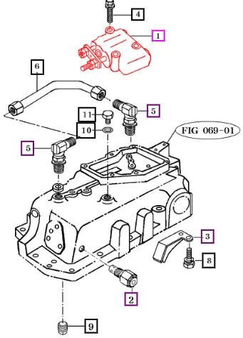 Mahindra Valve Assy, Main Control 17995050100 Mahindra Direct Parts