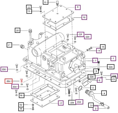 Mahindra Vtu Mounting Bolt 000051287D01 Mahindra Direct Parts
