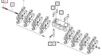 Mahindra Washer Front Weight Mounting 007900006D1 Mahindra Direct Parts
