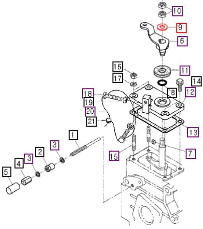 Mahindra Washer Plain(For E550057151) F/2810/3510 401350080 Mahindra Direct Parts