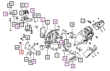 Mahindra Washer Rubber Mud Splash E007538343D1 Mahindra Direct Parts