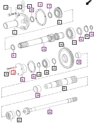 Mahindra Washer Spring Lock 1/4'' ( G 6.35 Mm) 001082010R2 Mahindra Direct Parts