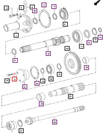 Mahindra Washer Spring Lock 1/4'' ( G 6.35 Mm) 001082010R2 Mahindra Direct Parts