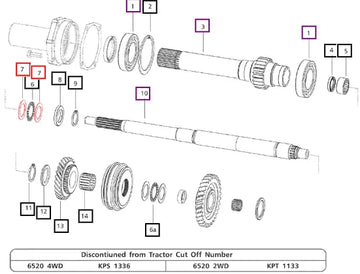 Mahindra Washer Thrust 000012349P04 Mahindra Direct Parts