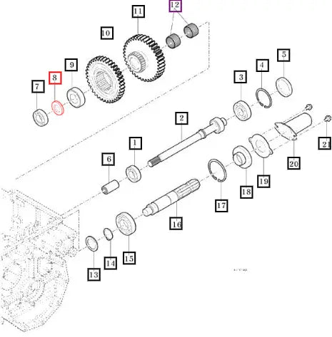 Mahindra Washer, 25X40X7 11102530040 Mahindra Direct Parts