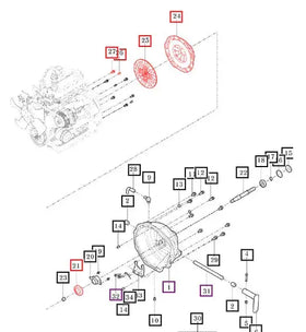 Mahindra eMax 22 Gear Clutch Kit Mahindra Direct Parts