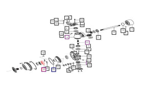 Mahindra tractor Axle Housing Bearing 006504594D1 Mahindra