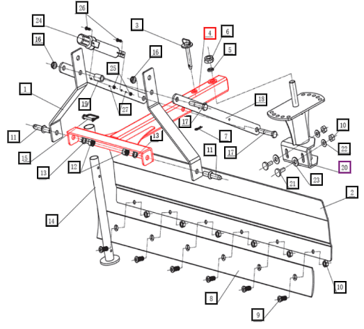 Mahindra 3-Point Hitch Assembly PP254406