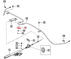 Mahindra Roxor Parking Brake Cable Pully 0068266 Mahindra