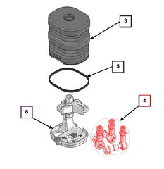 Mahindra Tractor Pivot Pin Kit KMW14093220