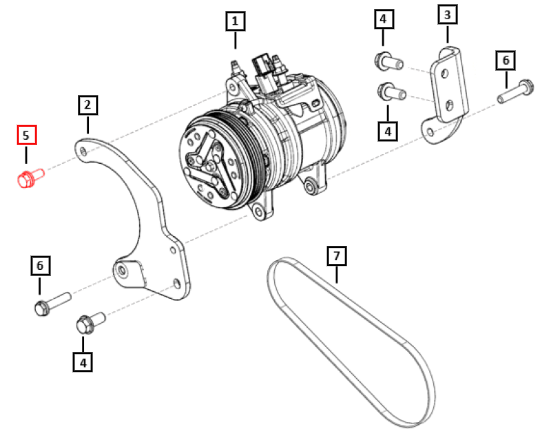 Mahindra Bolt Combi Lp M8X1.25X25X8.8 SF0103174