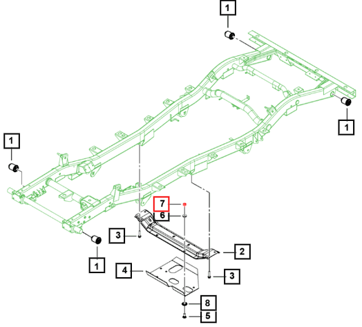Mahindra Nut Hex G9 52X1 58X8 56X8 SF0301087