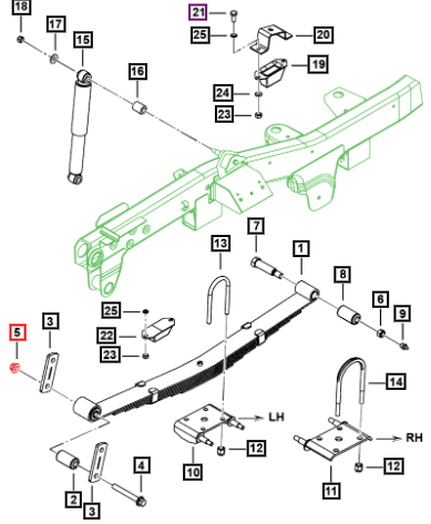 Mahindra Nut Hex Fl M14X2X14X10 SF0303031