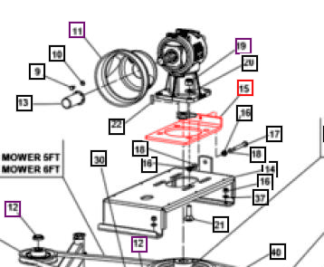Mahindra Tractor Belt Stretcher Plate T14002301MR Mahindra Direct Parts