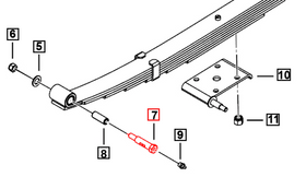 Mahindra Roxor Spring Pivot Pin 0097932 Mahindra Direct Parts