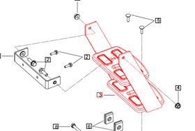 Mahindra Tractor Foot Step 007638378V91 Mahindra Direct Parts