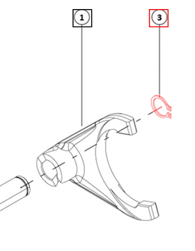 Mahindra Tractor Circlip 006002149H1 Mahindra Direct Parts