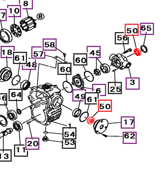 Mahindra Tractor Transmission Oil Seal 19631301140 Mahindra Direct Parts