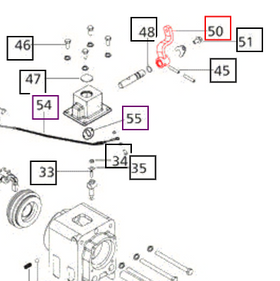 Mahindra Tractor Actuating Lever Direction Control 007535379C1 Mahindra Direct Parts