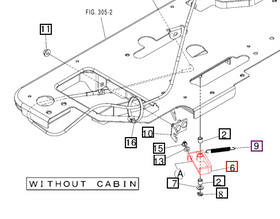 Mahindra Tractor HST Arm B 16067945AG0 Mahindra Direct Parts