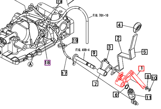 Mahindra Tractor Arm for Mid PTO 12152401AG0 Mahindra Direct Parts