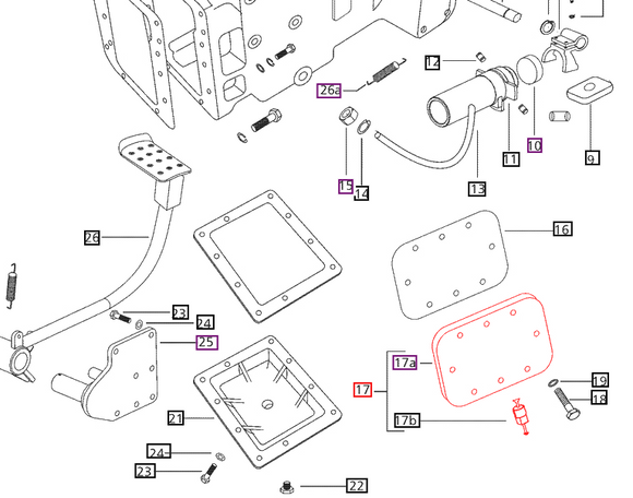 Mahindra Tractor Assembly Hand Hole Cover With Breather Assembly E006506920C91 Mahindra Direct Parts