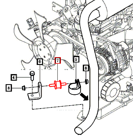 Mahindra Tractor Muffler Rubber 13151053300 Mahindra Direct Parts