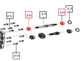 Mahindra Tractor Ball Bearing 25x52x15 006505607D1 Mahindra Direct Parts