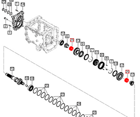 Mahindra Tractor Needle Bearing - Speed Shaft 006520863V01 Mahindra Direct Parts