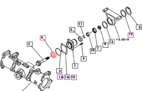Mahindra Tractor Taper Roller Bearing - Pinion 10212141000 Mahindra Direct Parts