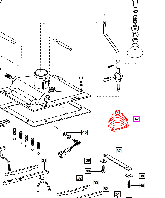 Mahindra Tractor Boot / Bellow - Gear Shifter Lever 005557245R1 Mahindra Direct Parts